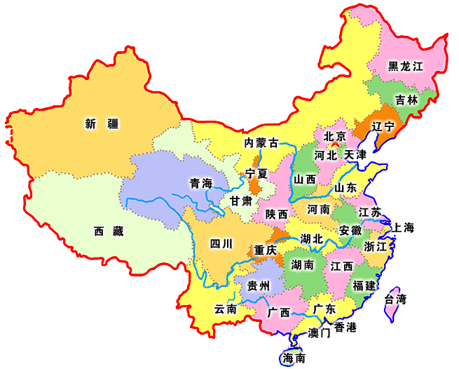中国地图